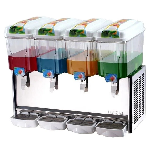 4 Tanks Cold Drink Juice Dispenser with good price