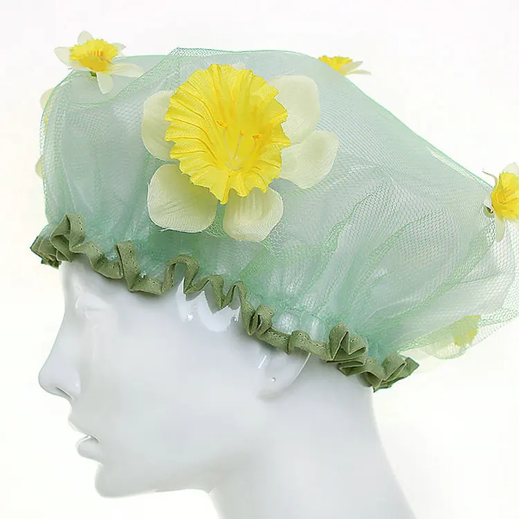 Водонепроницаемая душевая шапочка с принтом, Экологически чистая шапочка для душа