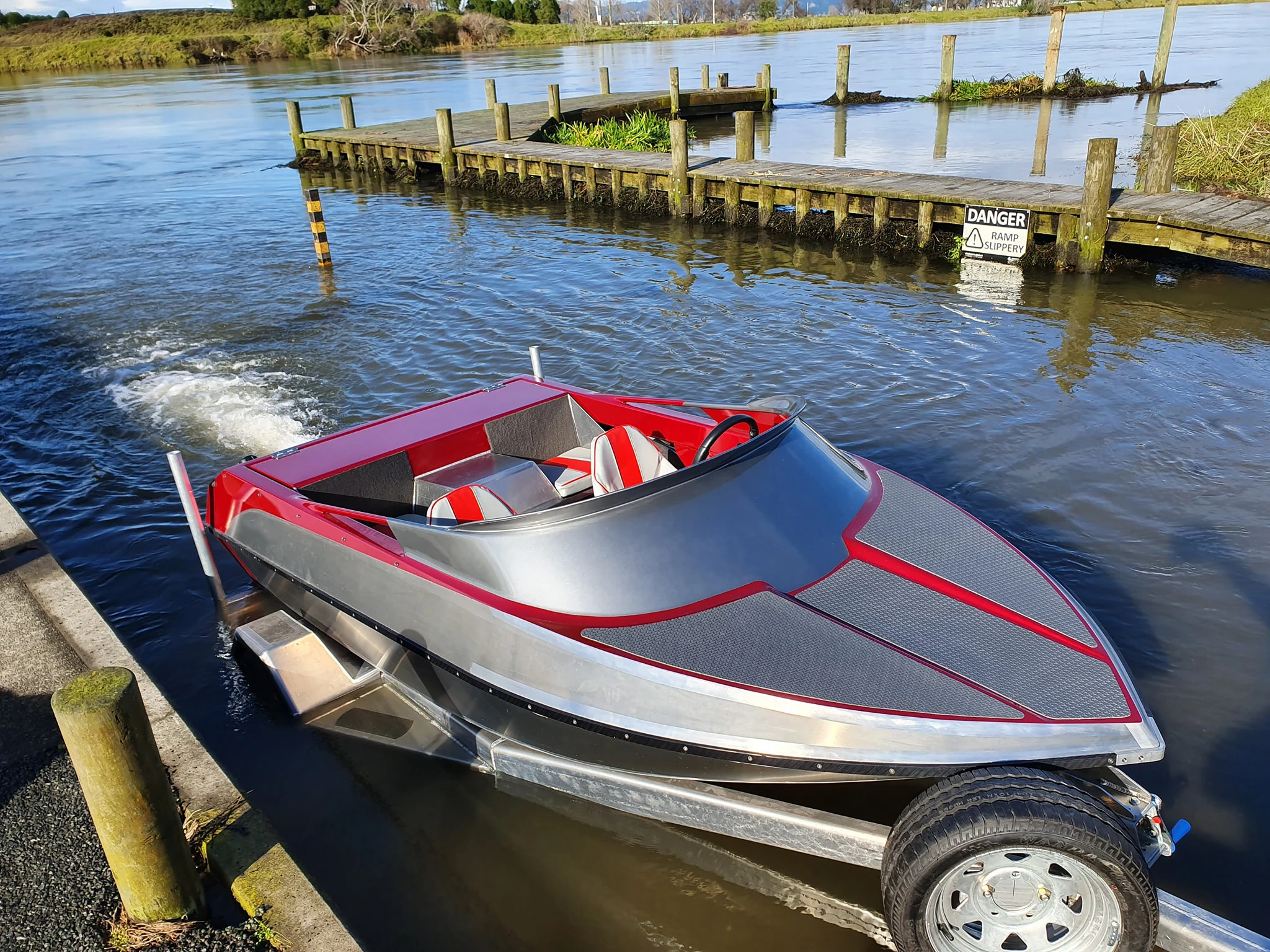 2021 Kinocean Best Supercharged Aluminum Jet Sprint Boat for Sale