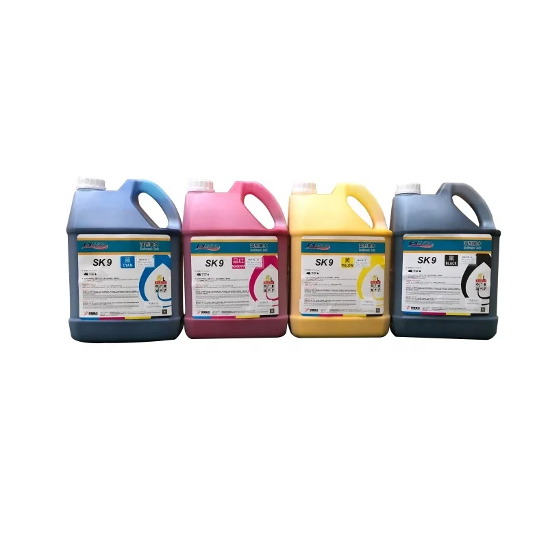 Сольвентные чернила CHALLENGER SK9 цифровая печать CMYK SPT1024HG