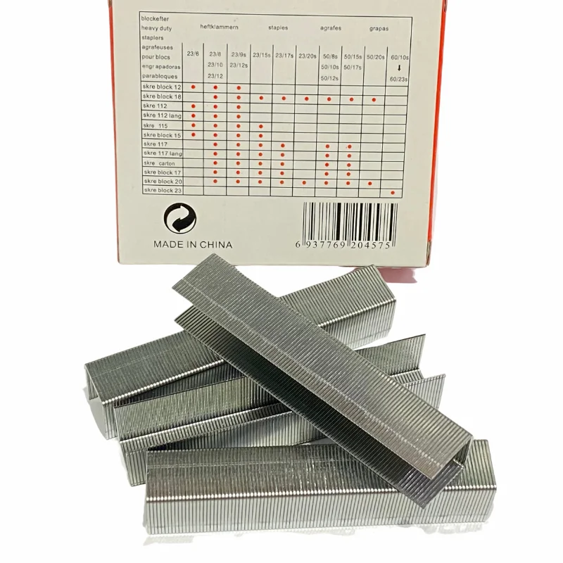 Staple School Teacher Supplies High Quality factory heavy duty 23/15 Office Metal Staples