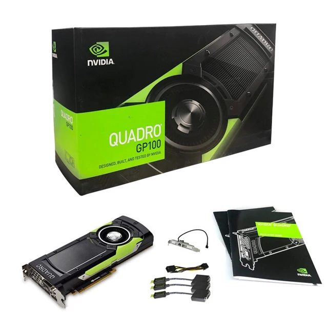 Special Offer Professional quadro GP100 Leadtek Quadro China Supplier GP100 16GB HBM2 717GBps 16GB tesla Computing Graphics Card