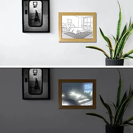 SUNDOG Tiktok Hot Sale Modern Led Light Painting Lamp Painting Decorative Light Art Painting