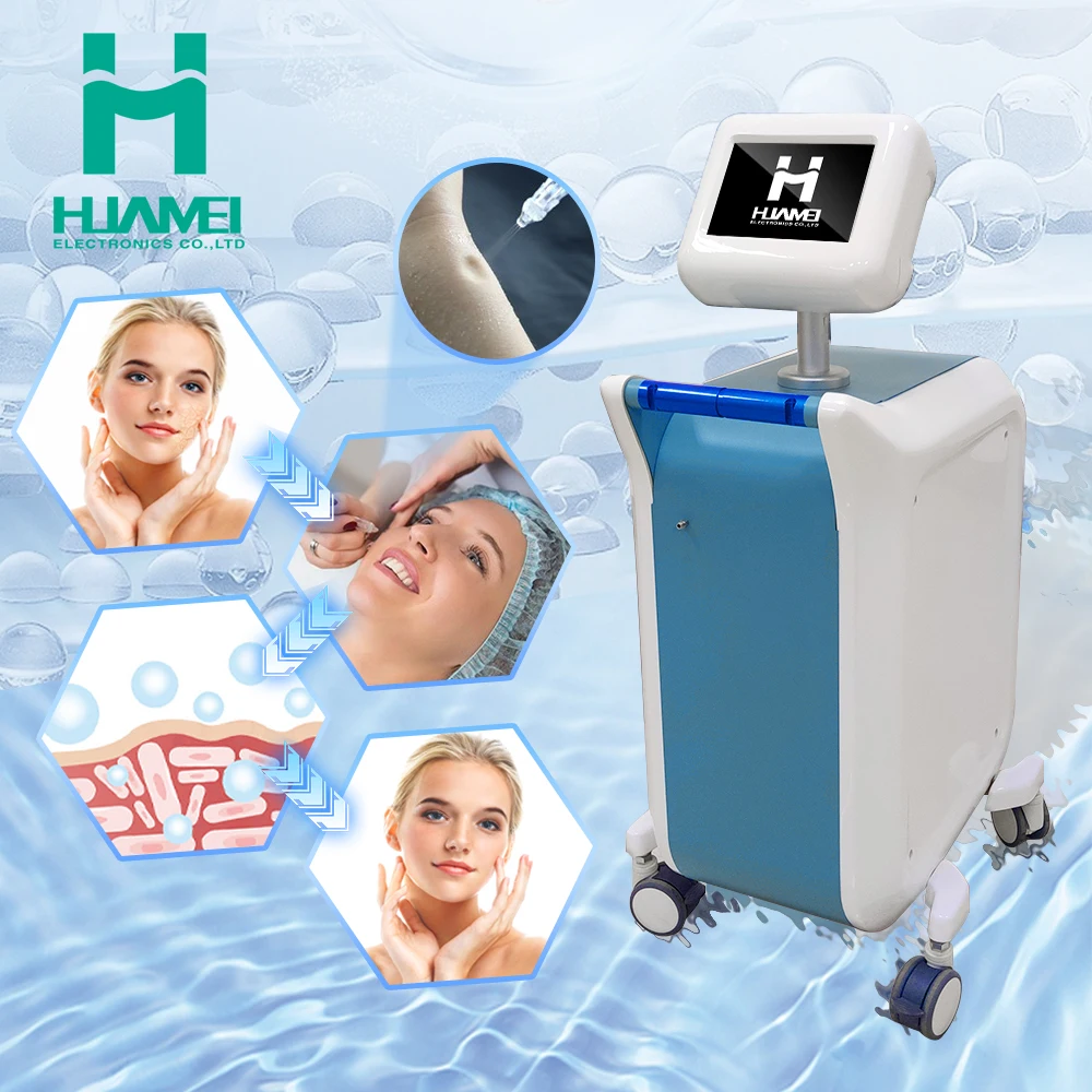 2024 new technology Huamei water oxygen jet peel for vertical skin clean facial skin care machine oxygen facial machine o2toderm