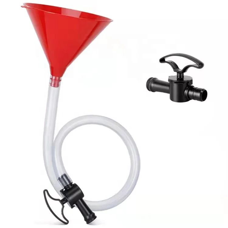 Beer Bong Funnel with Valve Newest Valve Design Extra Long 2.5 feet (30 inch) Kink Free Tube & Leakproof Easy Valve Premium