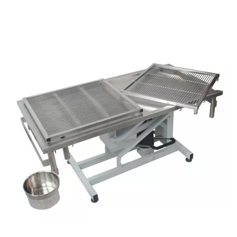 Vet Electric Lifting Surgery Table Stainless Steel Veterinary Animal Cat Dog Examination Table Surgical Pet Operating Table