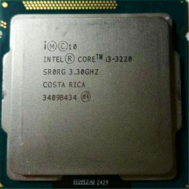 for Intel core desktop cpu processor i3  3220  socket