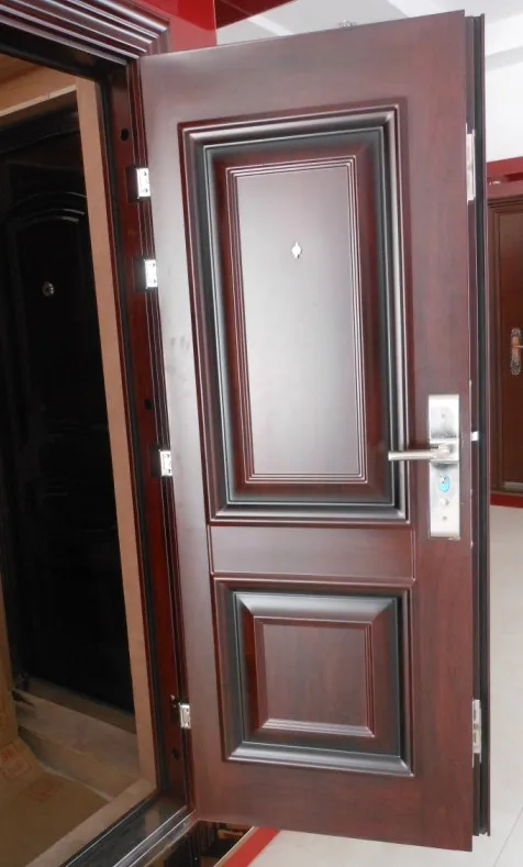 Classic custom Italian Flat Exterior Metal Doors Styles