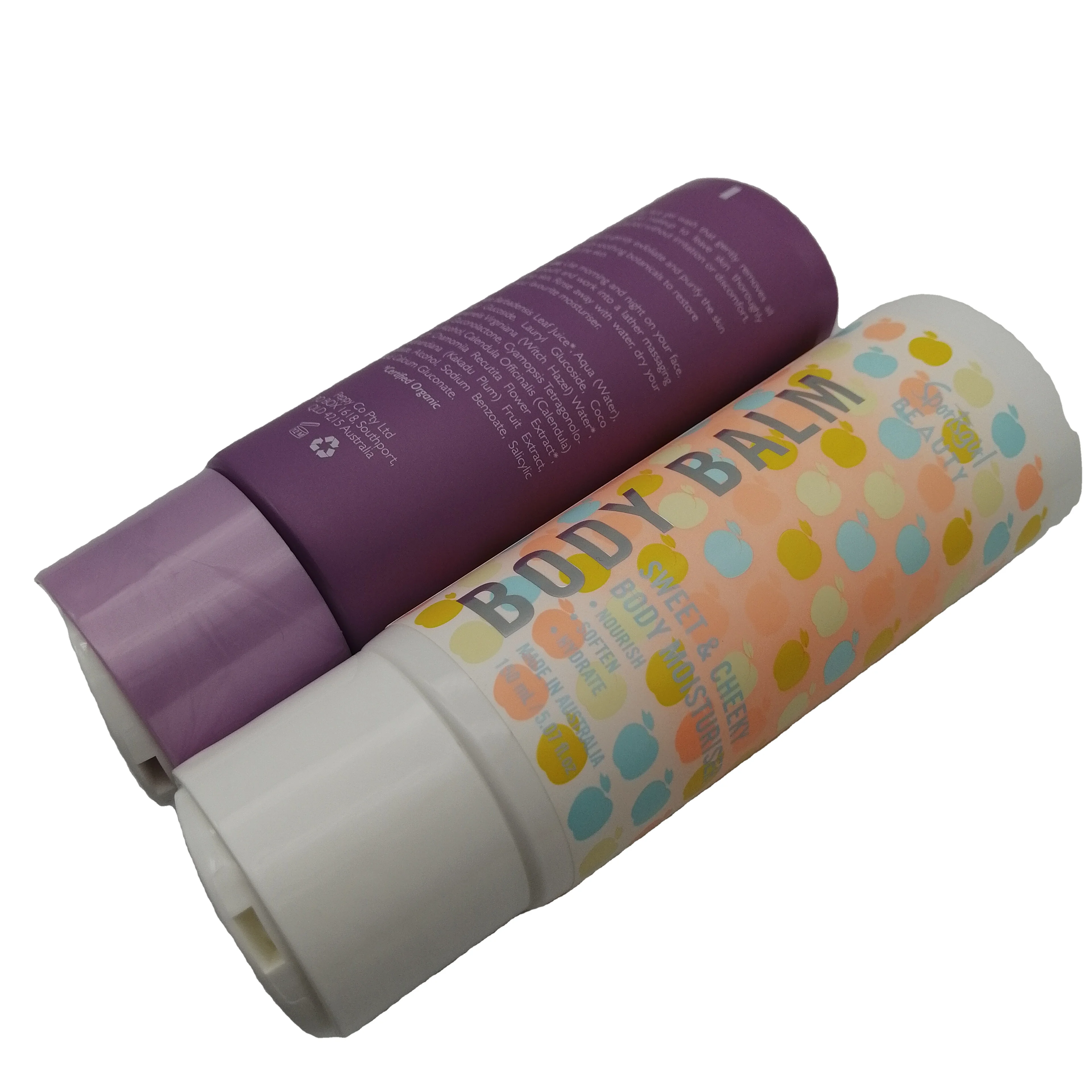 cosmetic packaging empty body cream lotion  100g 120g/ml plastic PE soft tube with disc top