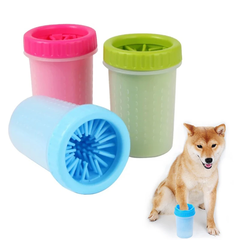 Pet Paw Grooming Foot Washing Comfortable Cats and Dogs Foot Washing Cup Pet Claw Cleaner Foot Washer