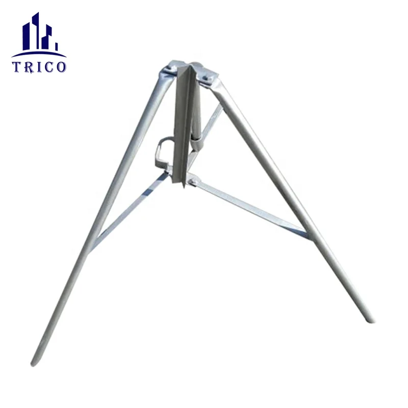 Трехшарошечная конструкция оцинкованная регулируемая стальная опора Acrow для швартовки поддержки опалубки бетона