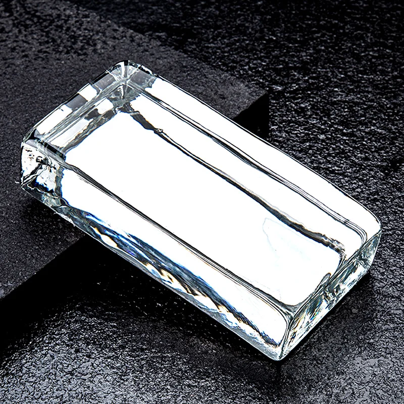 200*100*50 New Decorative Building Material Ultra Clear Transparent Crystal Brick For Hotel
