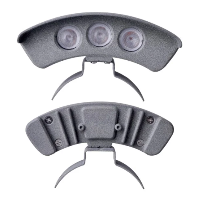 ip65 waterproof curved roof tiles edge eave lamp led corrugated light for ancient building