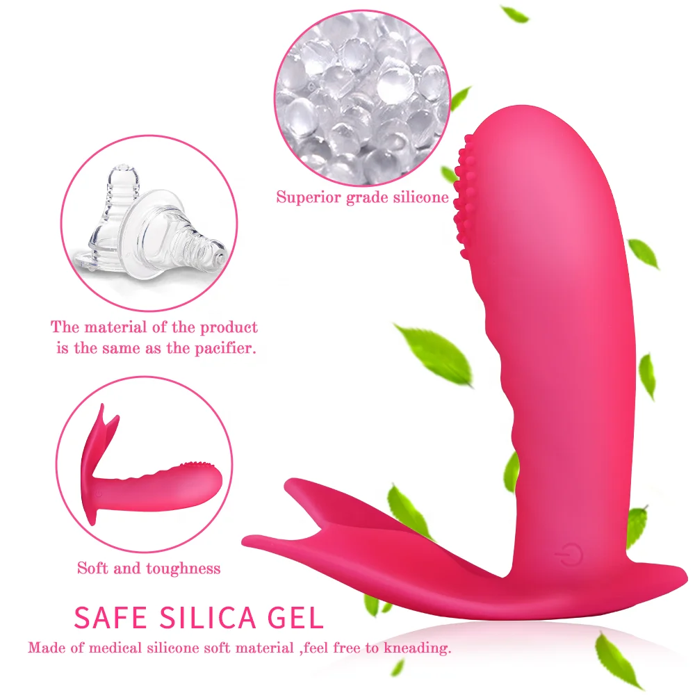 
ISO BSCI Factory silicone USB Charge wireless remote control strap on penis vibrator wearable vibrator 