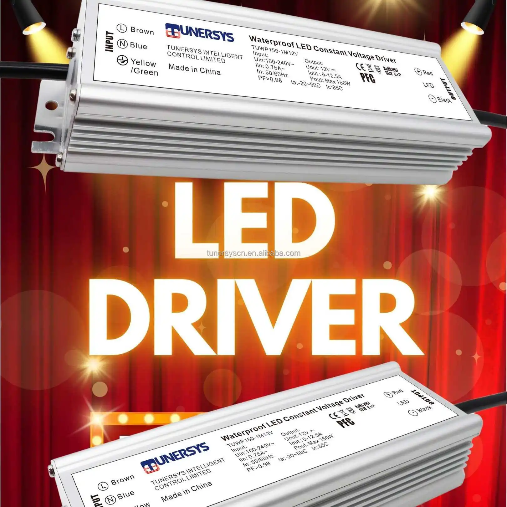 TUNERSYS 110vac Driver Waterproof Led Drivers