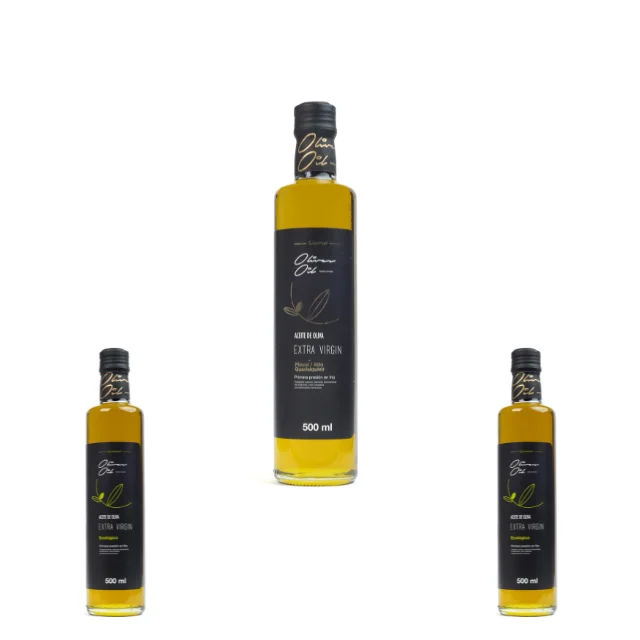HIGH SPANISH EXTRA VIRGIN OLIVE OIL WITHIN 500ML IN BOXES OF TWELVE GLASS BOTTLES