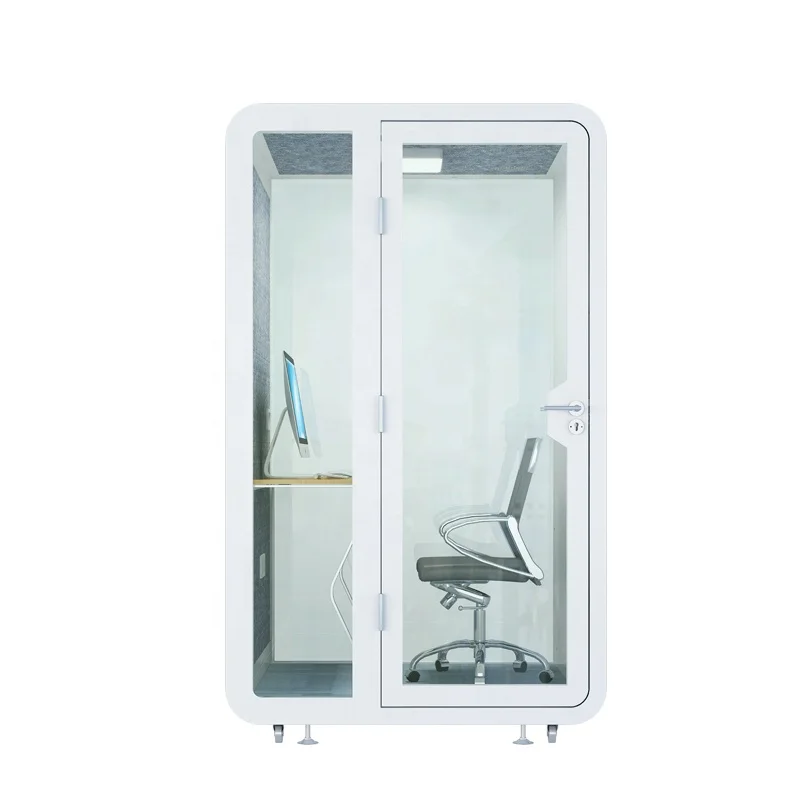 Movable Sound Isolation Booth for Private Office Working Room Phone Cabin Soundproof Acoustic Pod
