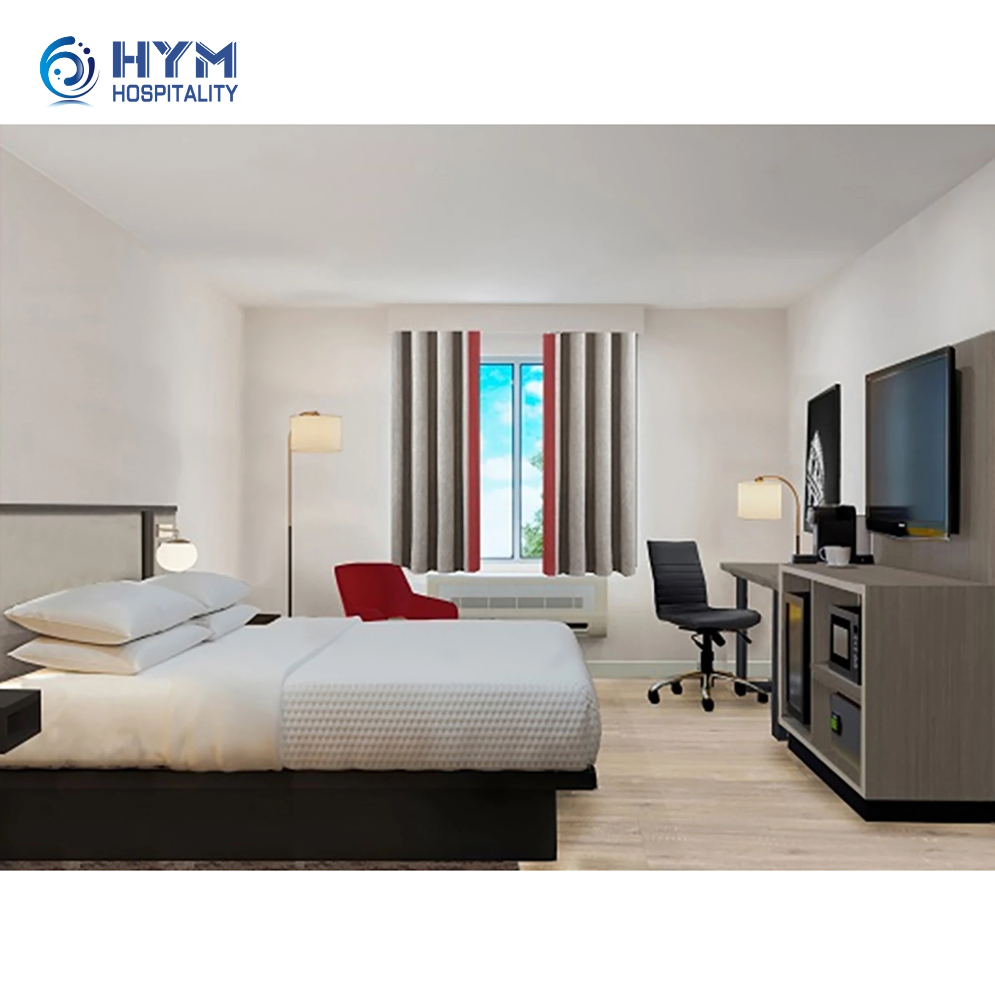 Ramada by wyndham hotel furniture ODM/OEM factory price hotel single king room furniture