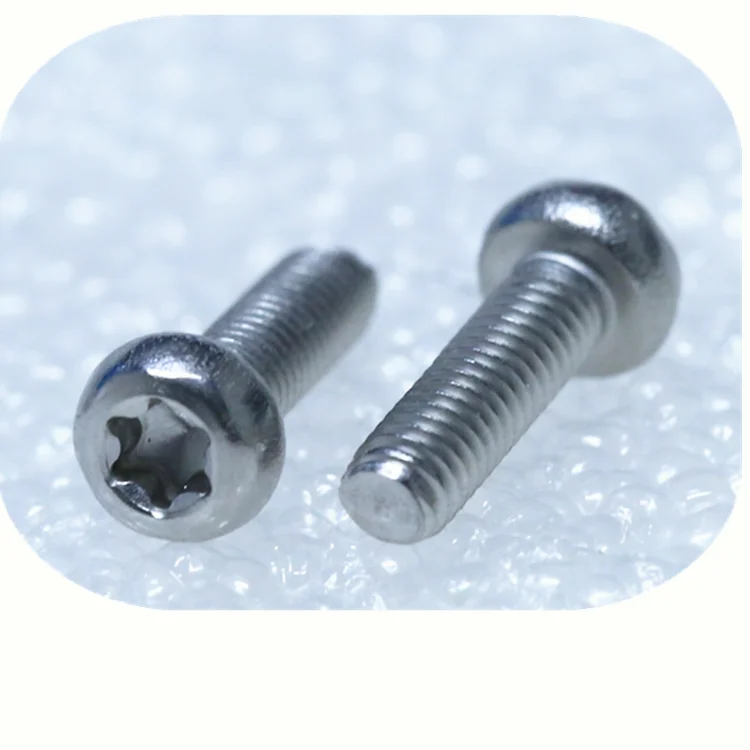 
M2 M3 M4 M6 Stainless Steel Zinc Plated Torx Rounded Head Thread-Forming Machine Screws 