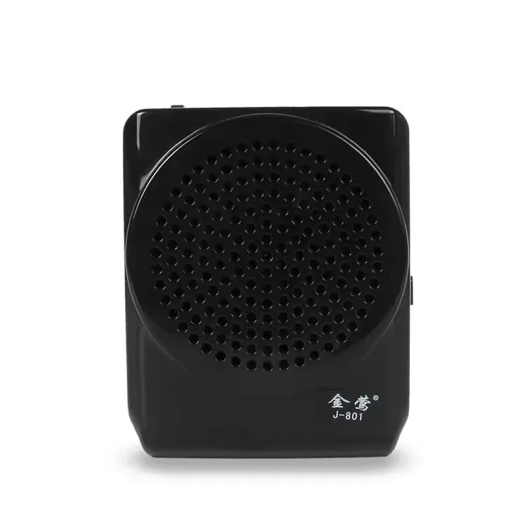 New J-801 Wired Rechargeable Loud Karaoke Portable Sound Mini Speaker with Mic for Teachers
