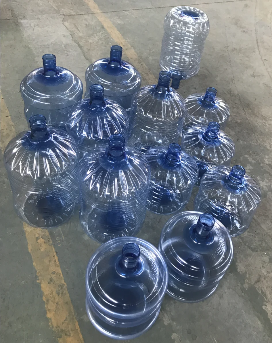 semi automatic pet 5 gallon bottle making machine to make plastic bottle