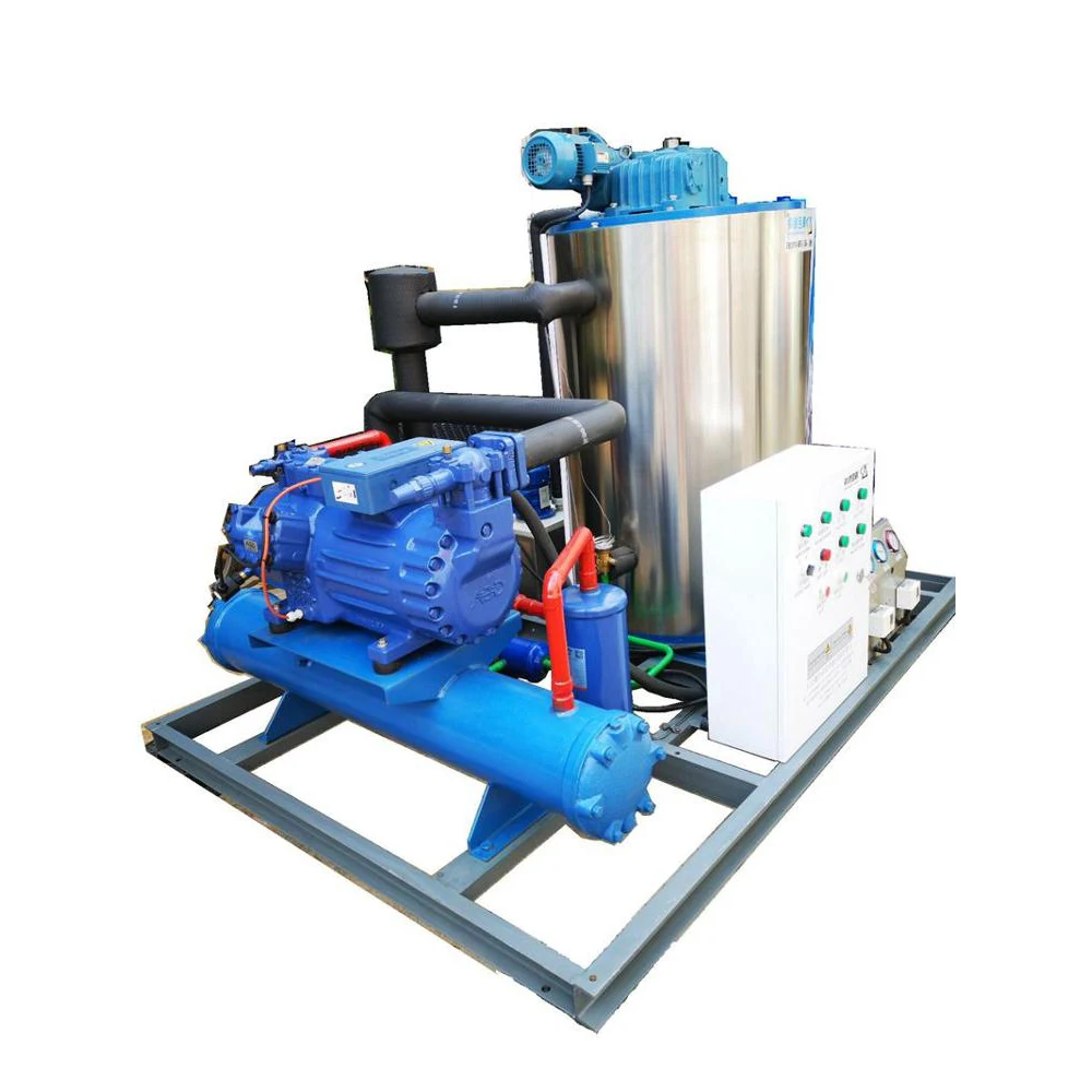 2021 TOP sale 5Ton Salt Water Industrial Ice Flake Maker Flake Ice Machine