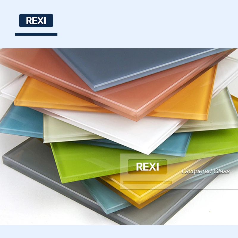 Factory Price 3mm-12mm black back painted glass panel wall