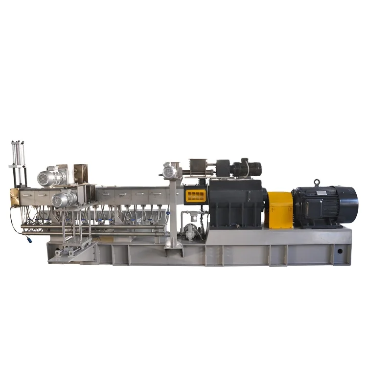 high configuration for wire cover plastic pellet making machine with underwater pelletizing twin screw compounding extruder