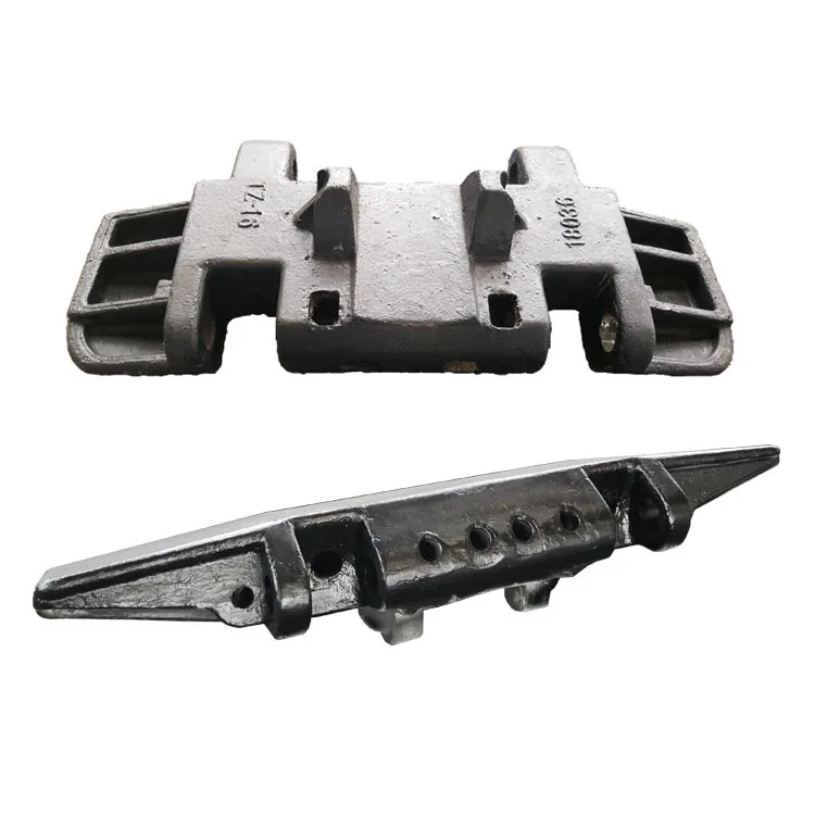 Customized Widely Used High Quality Resin Sand Casting Steel Trackpad Shoe Crawler Crane Undercarriage Parts