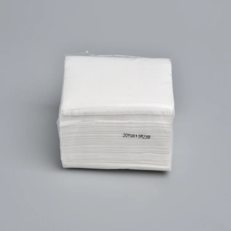 Eco friendly embossed high quality paper serviettes napkins Custom Logo Printed paper tissue napkins