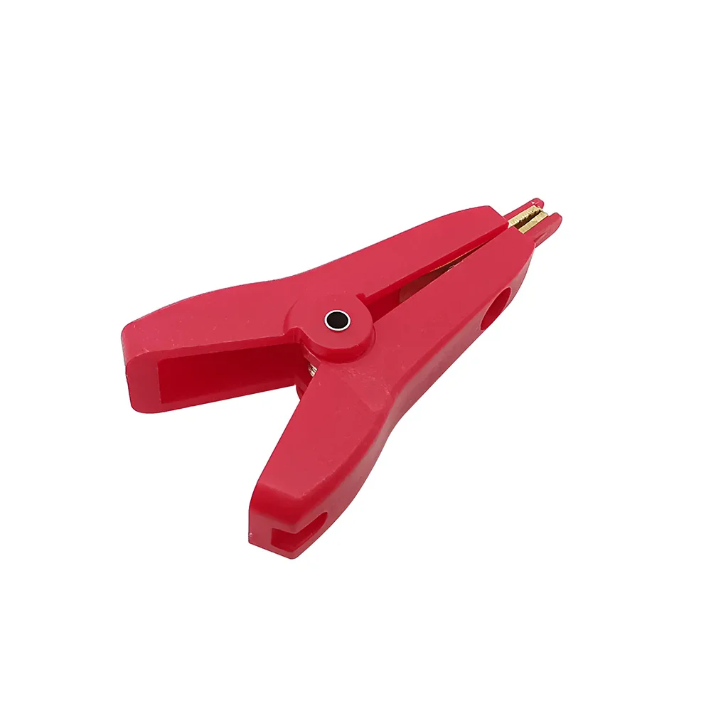 52mm 5A Flat Copper Crocodile Clip LCR Copper Brass Alligator Clamp Cable Battery Metal Test Clips Black Red Grey