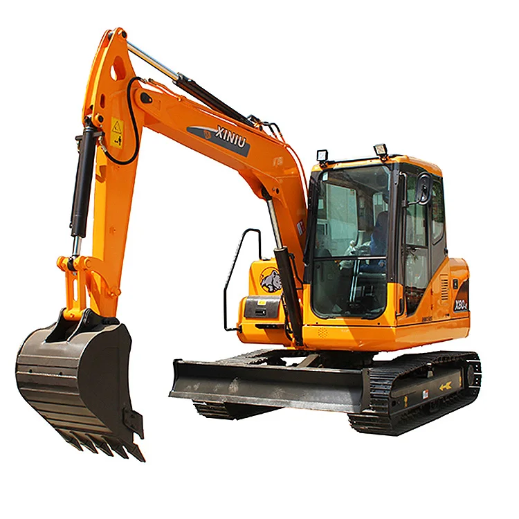 Rhinoceros XN80E excavadora 8 ton Hydraulic crawler excavators machine import mini excavator brand CE/EPA certificate