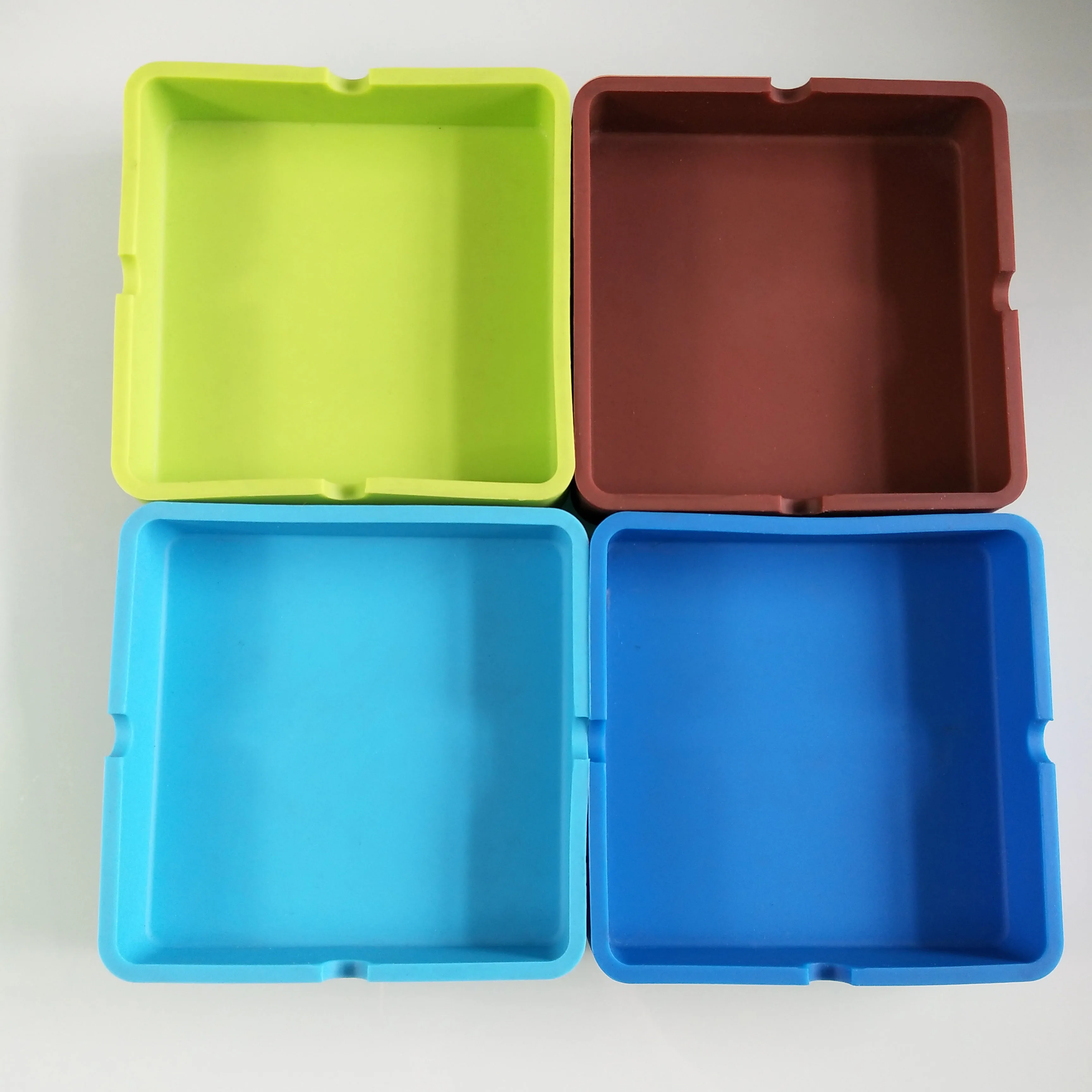 square shaped silicone ashtray -cig ashtray,ceramic cigar ashtray