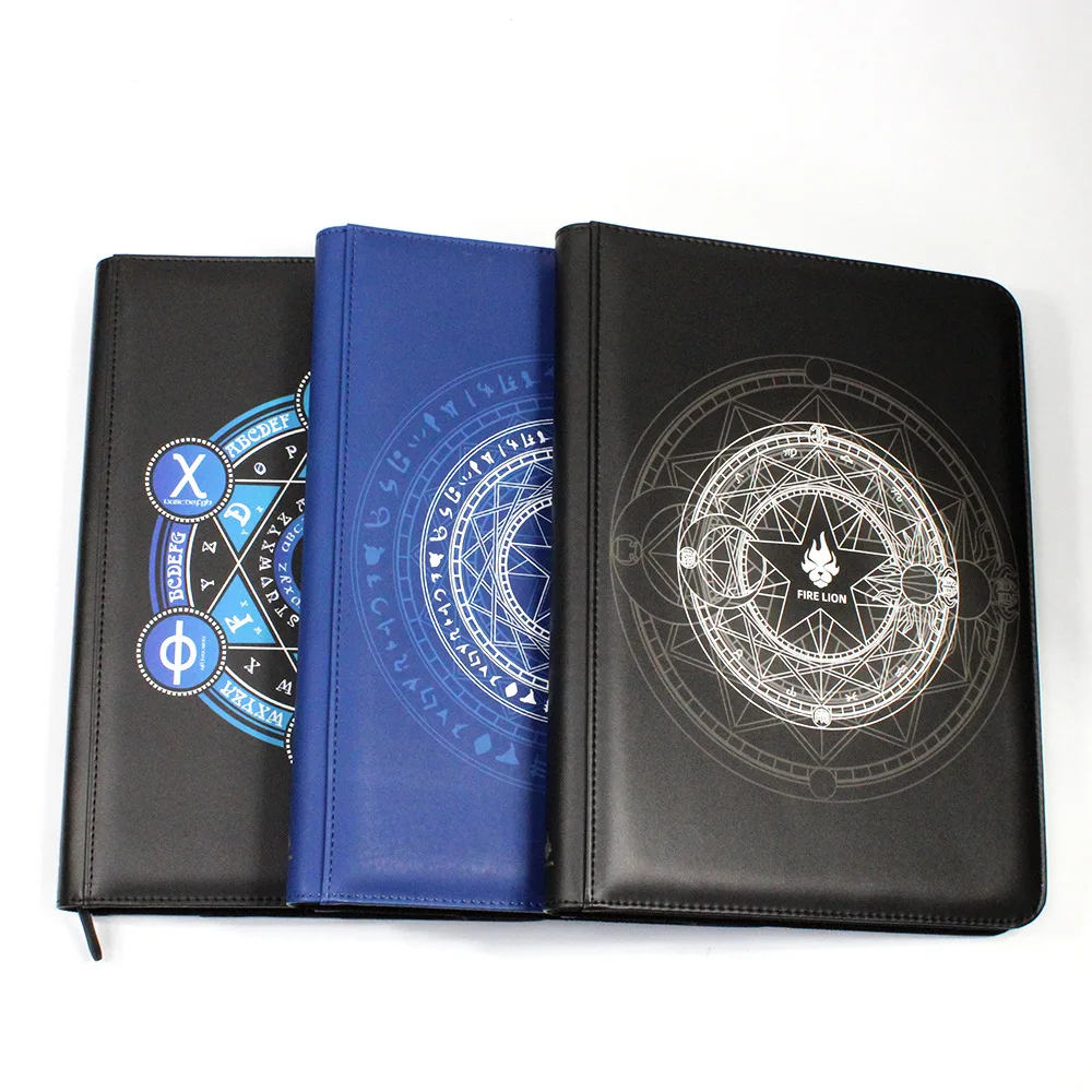 PU storage book 9 grids can hold 432 game cards Yu-Gi-Oh card book zipper card book storage bag