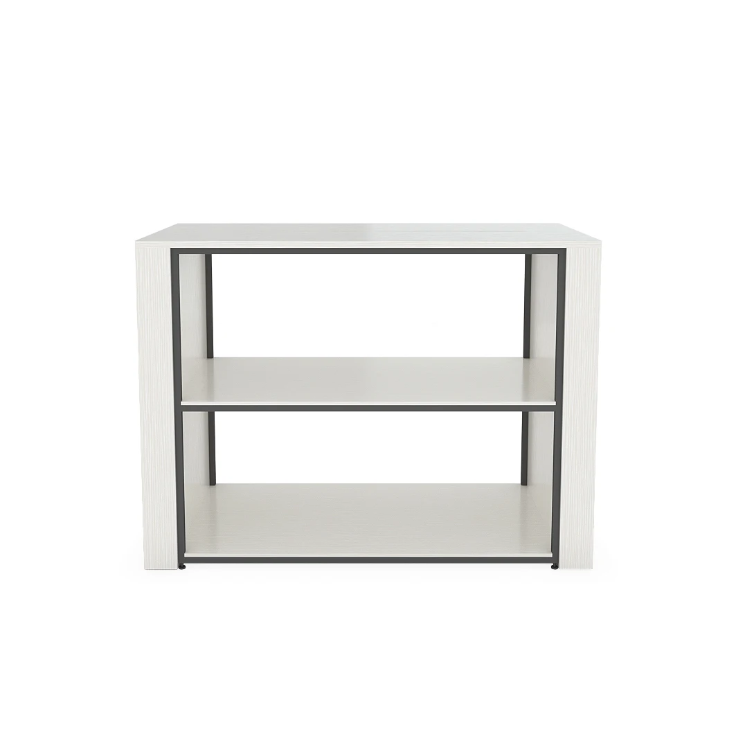 Verified 5 stars grade factory brand store white wood laminate multi layers mobile phone table display for shops