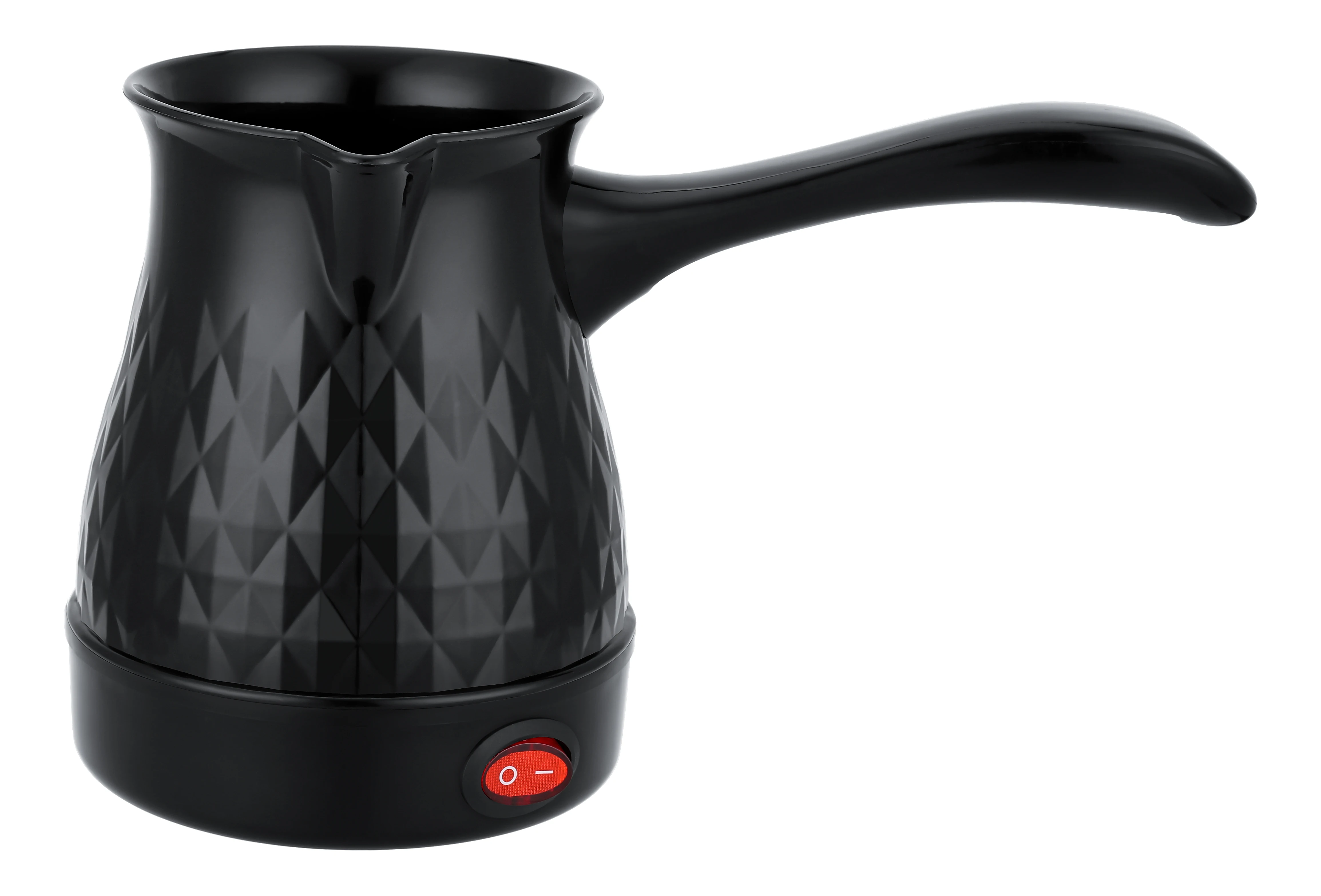 mini Plastic diamond pattern for folding handle 500ML turkish coffee kettle electric ckd