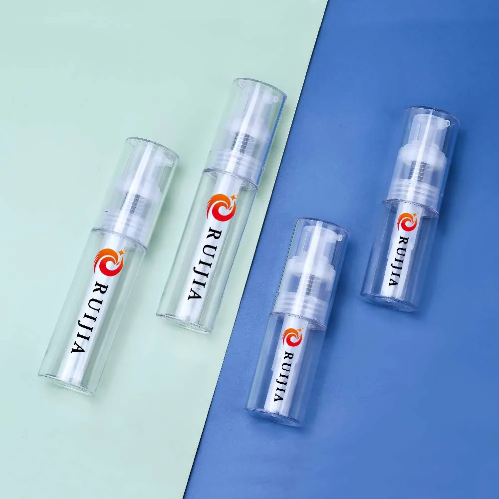 Portable Travel Glitter Duster Sprayer Bottle PET Plastic Baby Talc Powder Bottle Transparent Dry Powder Spray Bottle