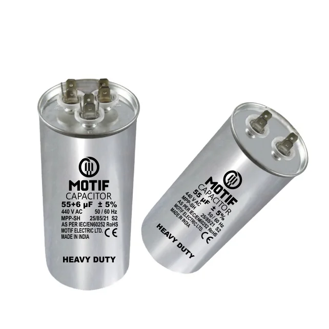 Лучшего качества, конденсатор переменного тока Hvac Cbb65 55 + 6 мкФ 450 Vac, конденсатор для кондиционера