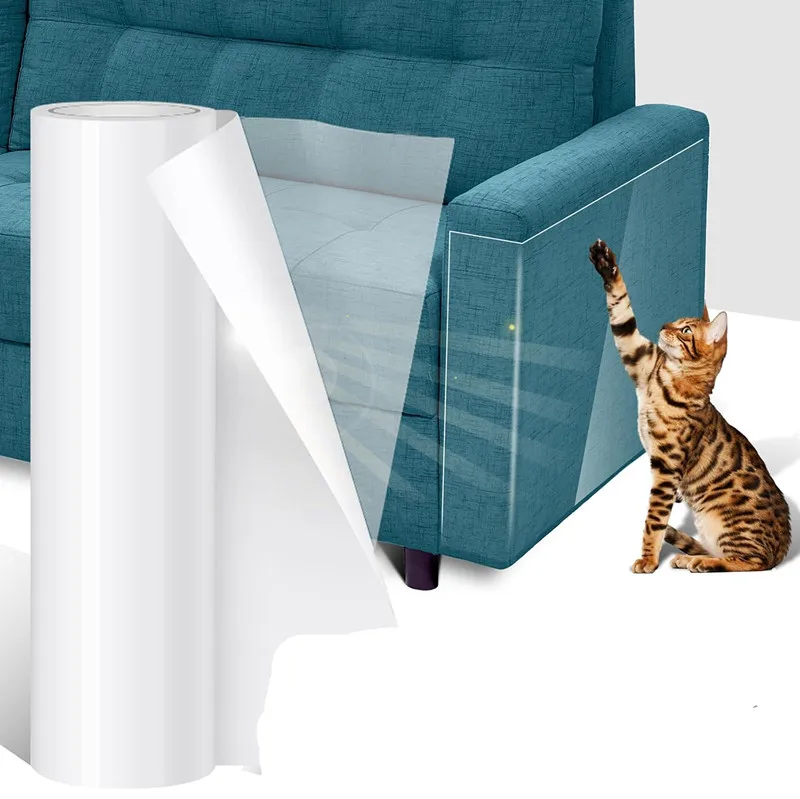Anti Pet Non-toxic Protective Double-sided Cat Scratch Training Deterrent Tape Pet Cat Scratch Furniture Protector