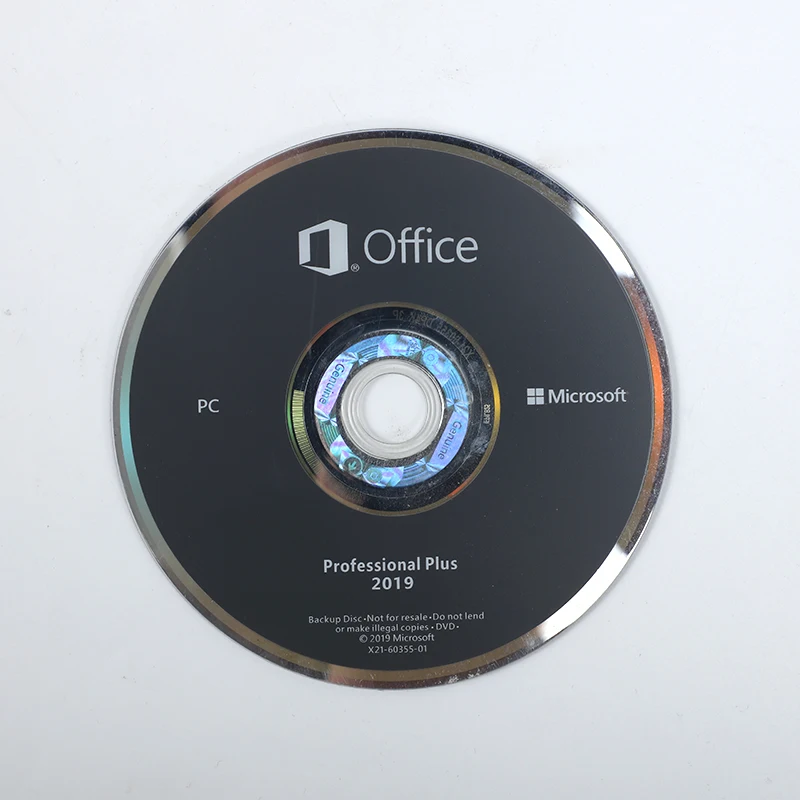 Оптовая продажа 2019 Профессиональный офис Pro Plus Полный комплект DVD Бесплатная