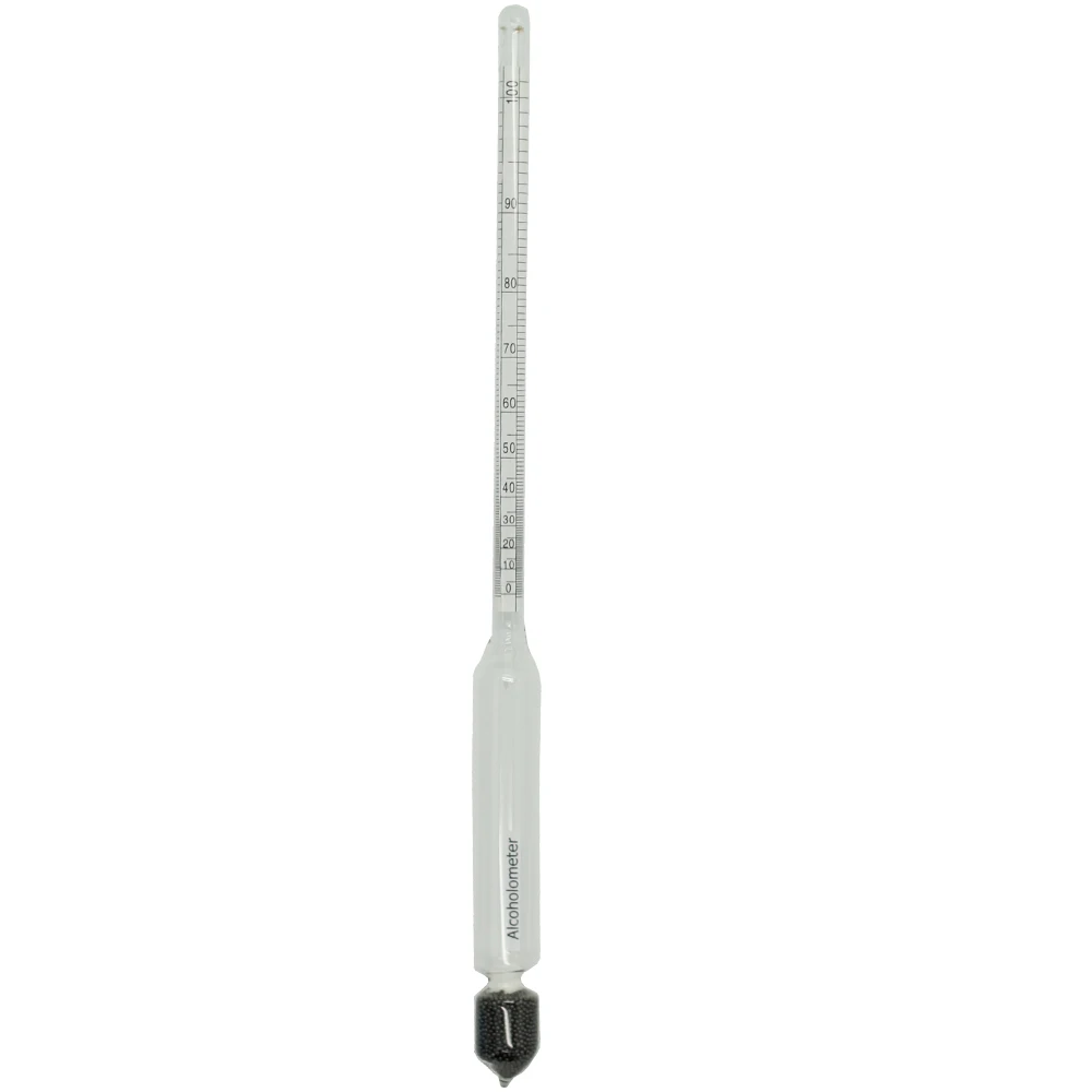 HB-AHC100 0-100 alcohol Hydrometer + 250ml cylinder meter measure for Home Brewing Making spirit