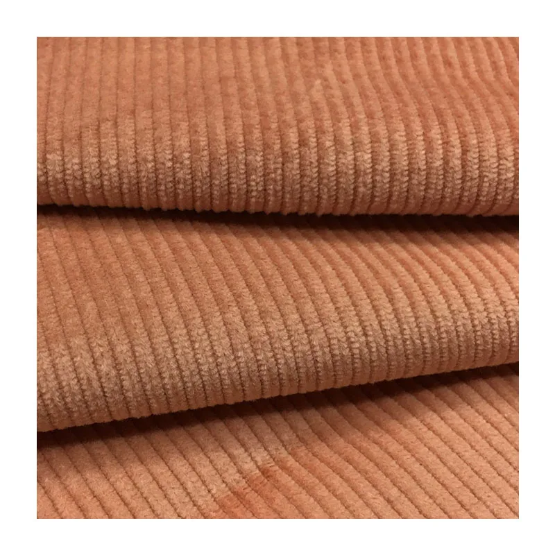 14W non elastic corduroy fabric solid color comfortable velvet straight strip clothing fabric