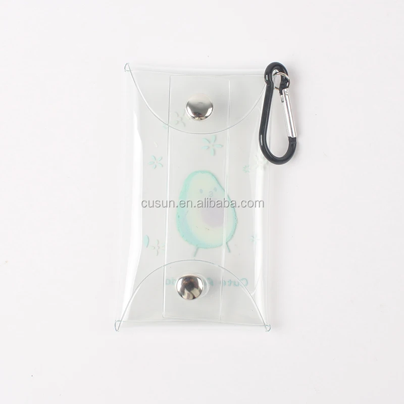 2024 Promotional Creative Cute Transparent PVC Coin Purse Student portable coin purse