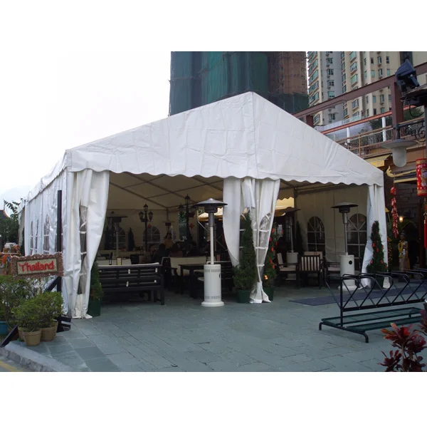 Large Waterproof PVC Exhibition Promotion Events Tent Aluminium White Garden Party Wedding Marquee for 100 200 300 People