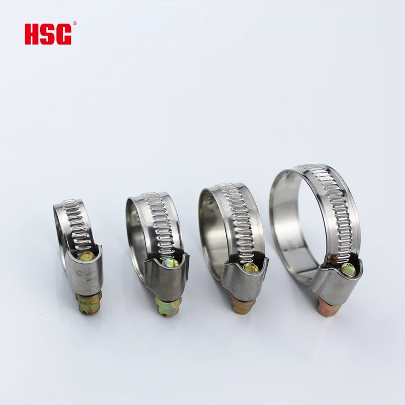 Stainless Steel Hose Clamp German Type 8mm American Type Hose Clamp Stainless Steel Worm Drive Hose Clamp