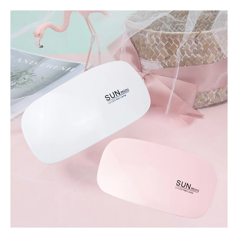 Rts Sun Mini 6W Mini Uv LED Nail Lamp Easy To Put In Pockets Led Lamp For Nails  Nail Dryer Uv Led Lamp Used For Beach