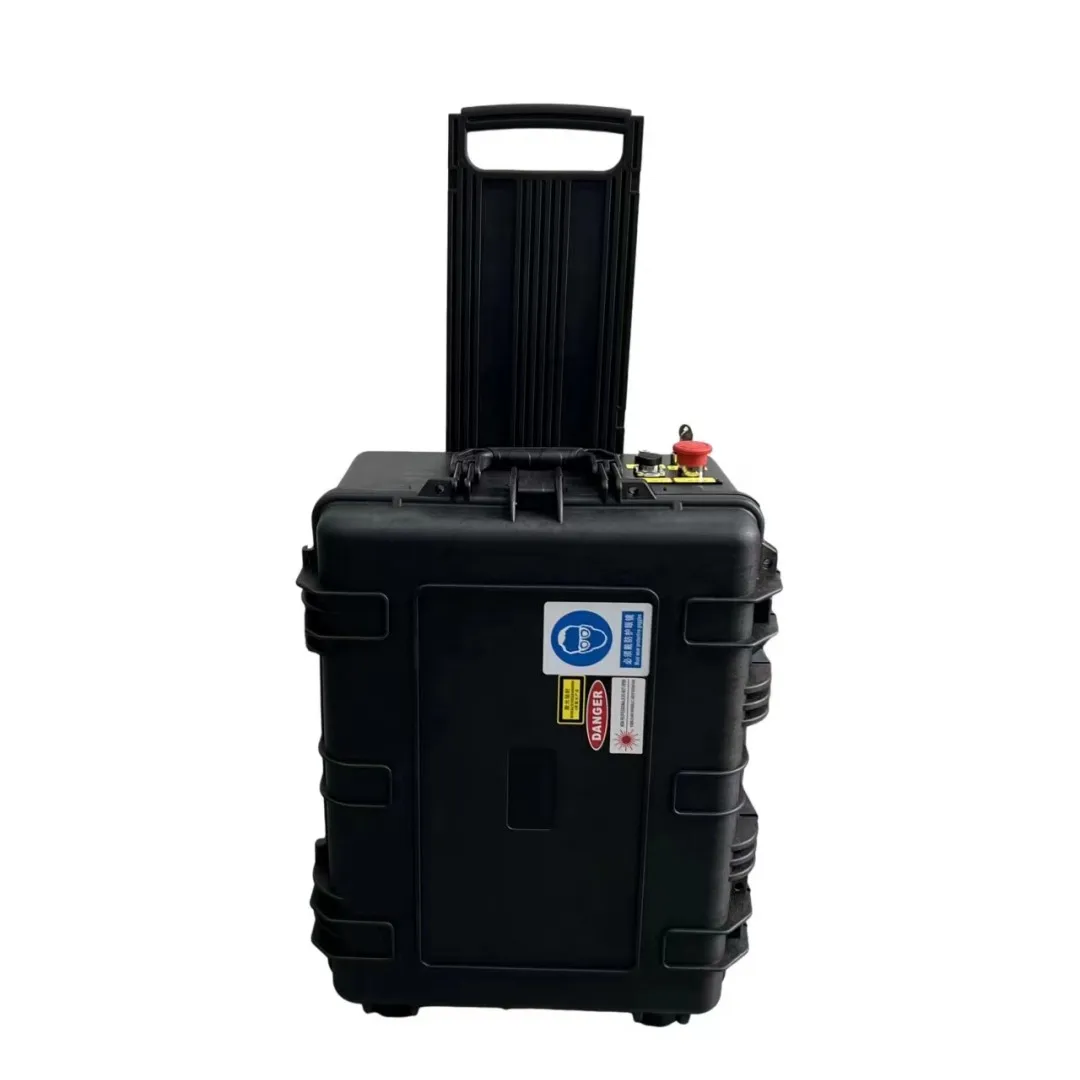 Pulse Laser Cleaner Metal Rust Surface Paint Mini Laser Cleaning 200w suitcase Laser Cleaning Machine