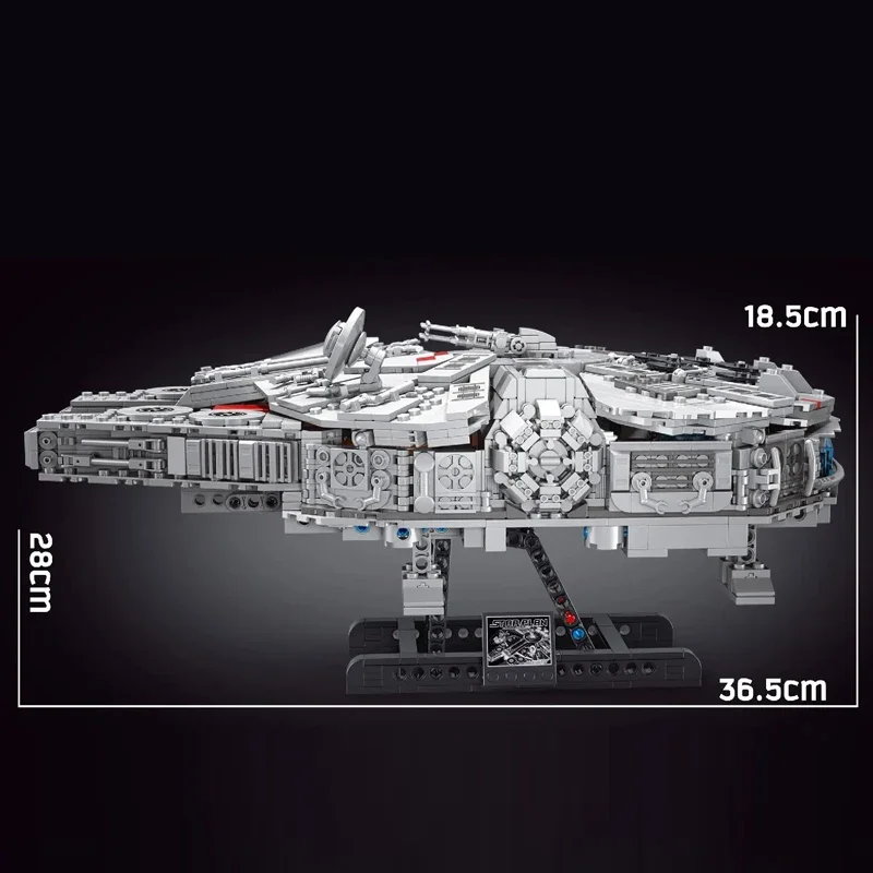 Gaomisi T2042 2024 новый креативный космический корабль Stard модель истребителя кирпичи игрушка для детей подарок на день рождения 2306 шт. наборы строительных блоков