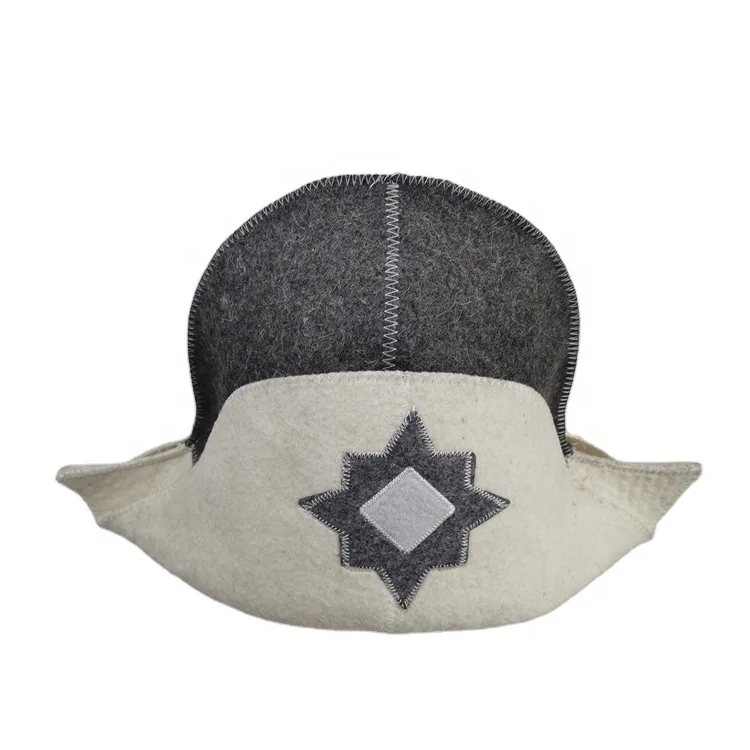 Handmade Breathable Professional Heat-Resistant Napoleon Hat for Ultimate Comfort in Sauna, banya, Bath, spa