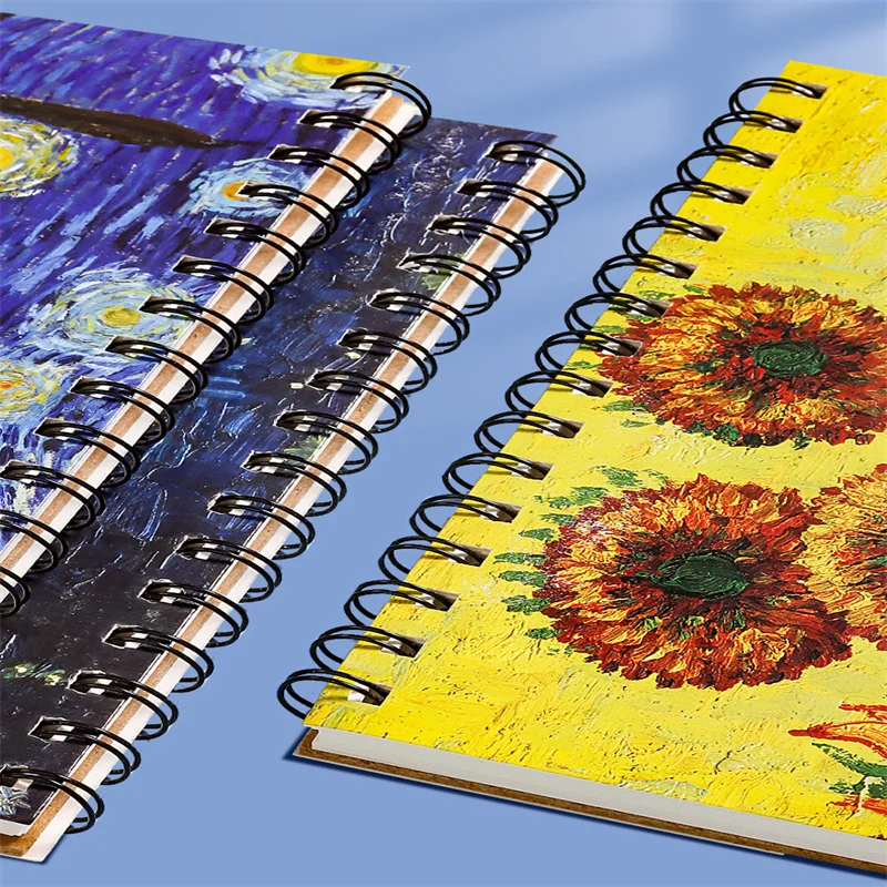 Watercolor Sketch Book CAGIE Hardcover Custom Drawing Notebook for Artists School students journal